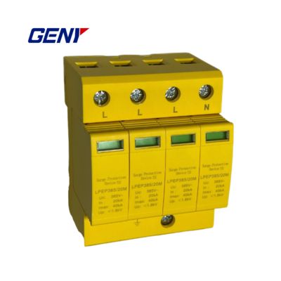 Guter Preis LPEP 385/20M Series Surge Protective Device with 385V Max Continuous Voltage 35mm Rail Mounting and Up≤1.8kV Protection Level Online