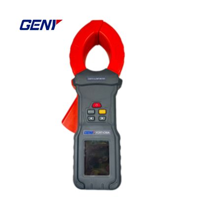 YCRT-C50A Ground Resistance Tester with 2.4-inch Color LCD Screen Rechargeable 3.7V Lithium Battery and 68mm Clamp Jaw